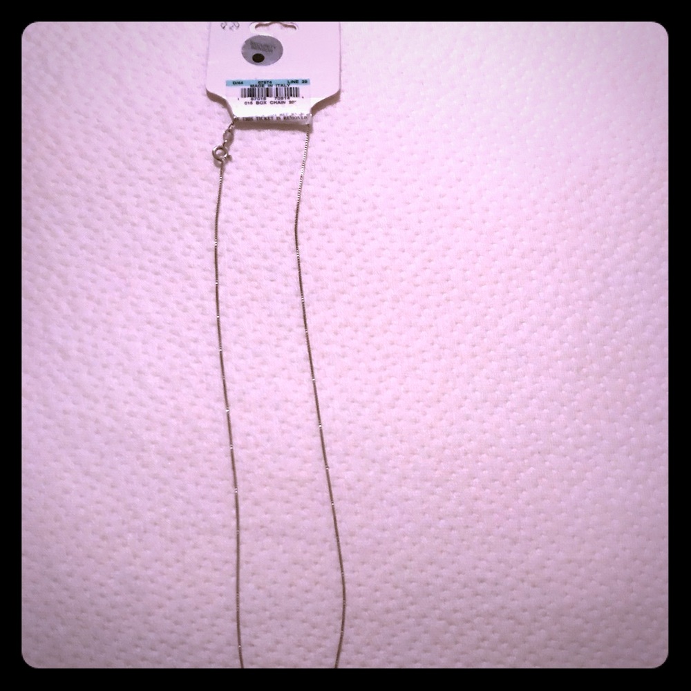 20inch silver box chain